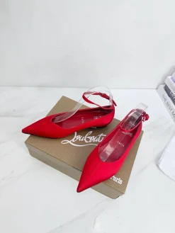 Alternative view of LOUBOUTIN Flats Silk & Lambskin EU35-39 B90202608031610