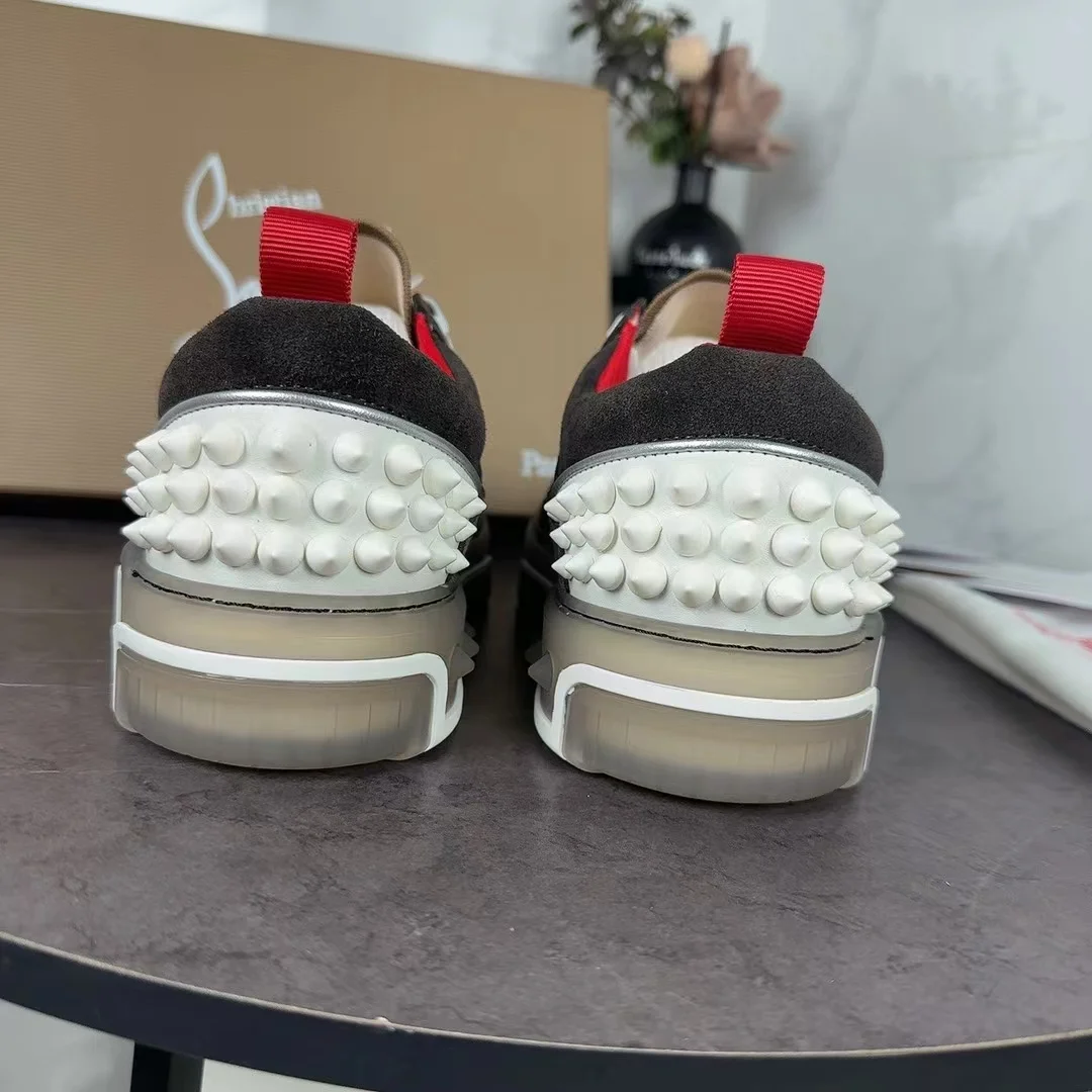 LOUBOUTIN Sneakers Calfskin Leather EU35-47 C20202608030696 - Image 3