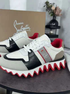 LOUBOUTIN Sneakers Leather Canvas EU35-48 C30202608030707