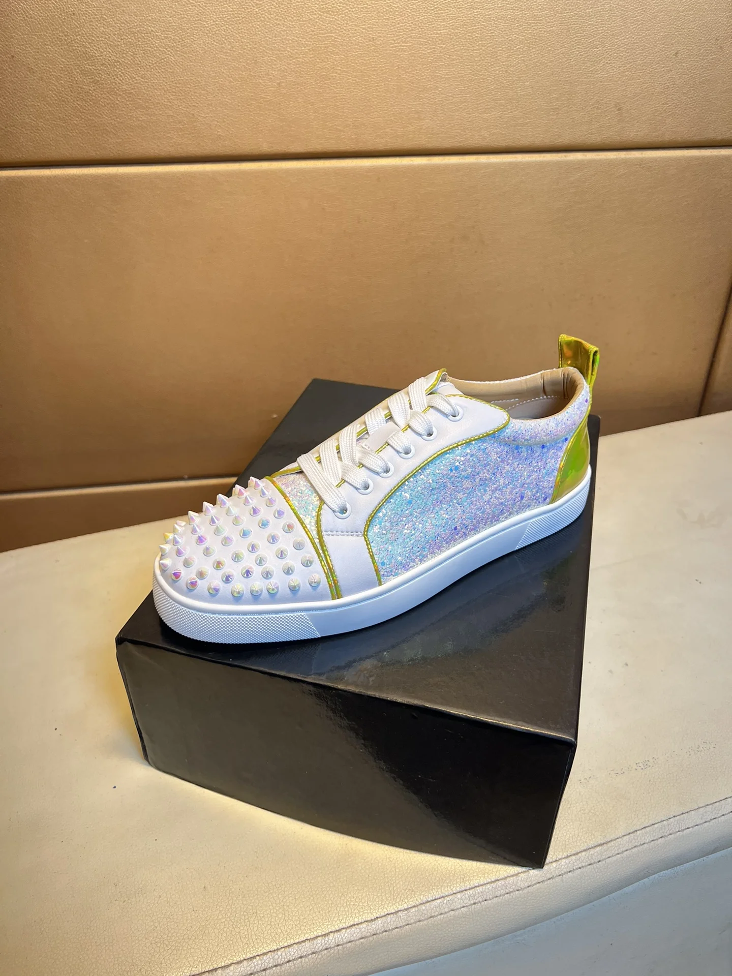 LOUBOUTIN Sneakers Leather EU38-44 B10202608030443 - Image 3