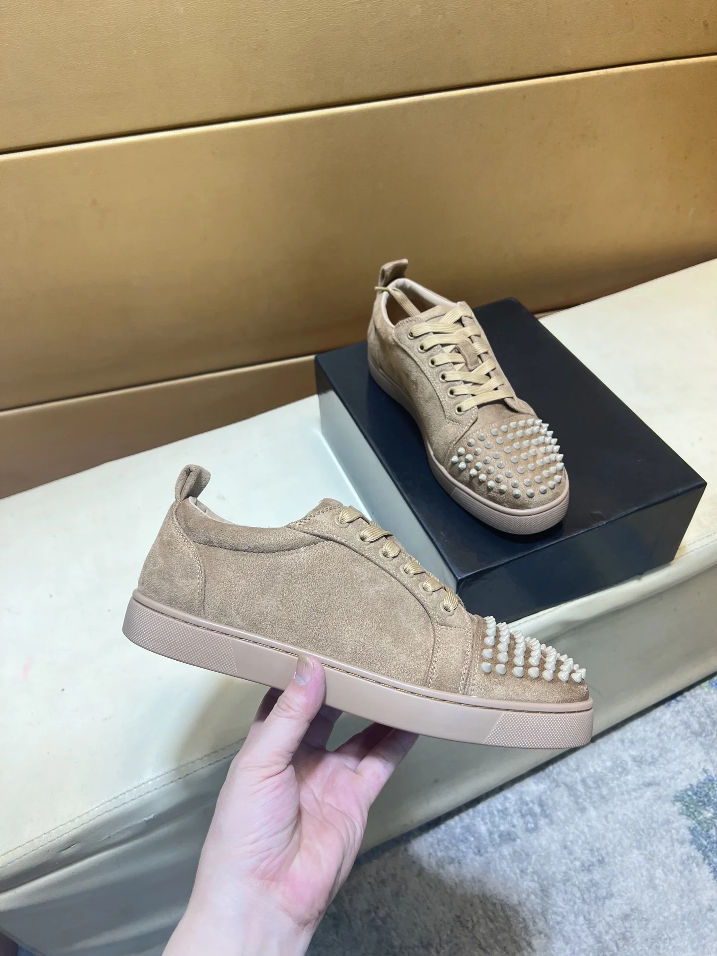 LOUBOUTIN Sneakers Leather EU38-44 B10202608030446 - Image 2