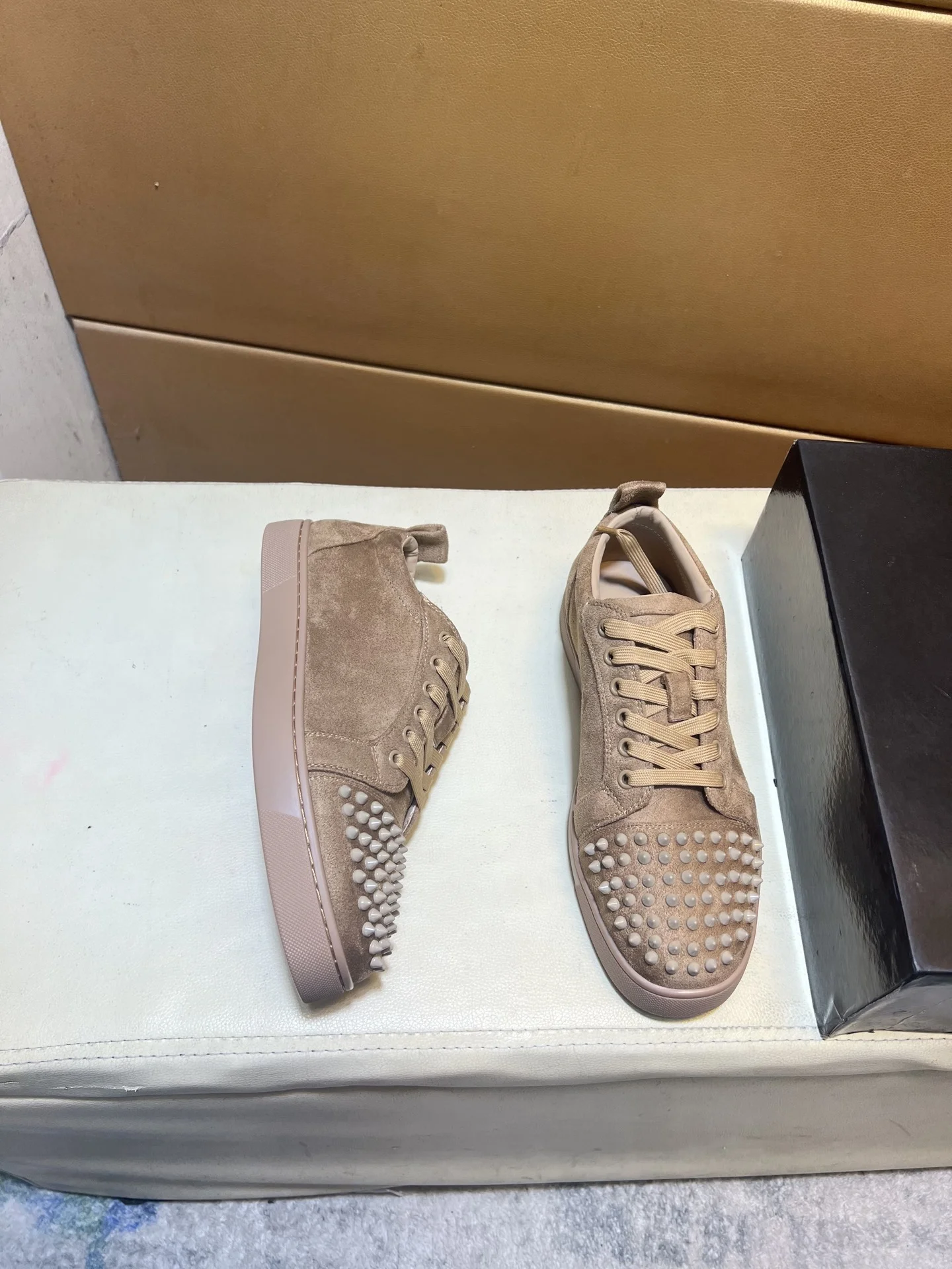 LOUBOUTIN Sneakers Leather EU38-44 B10202608030446 - Image 4