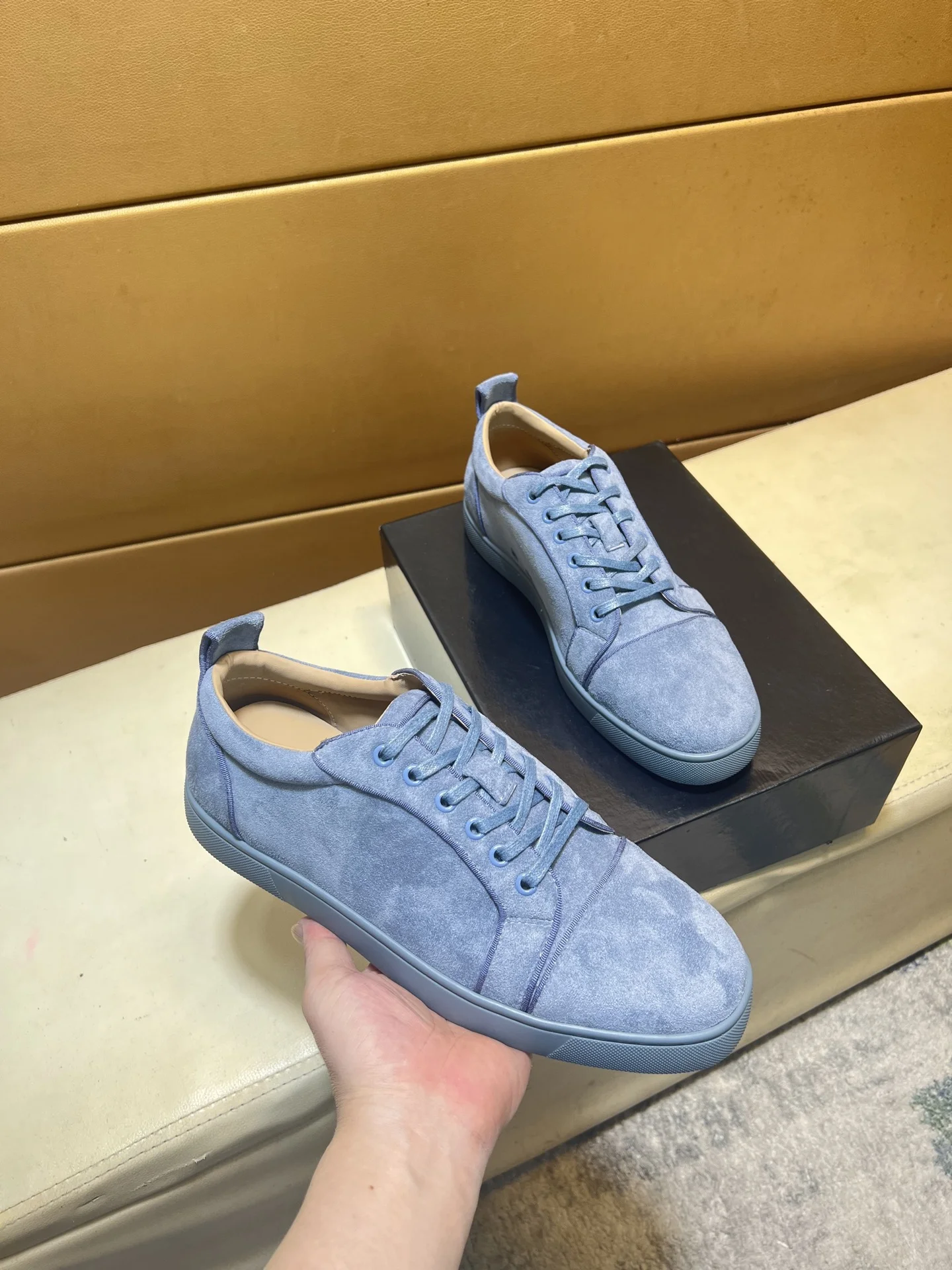 LOUBOUTIN Sneakers Leather EU38-44 B10202608030450