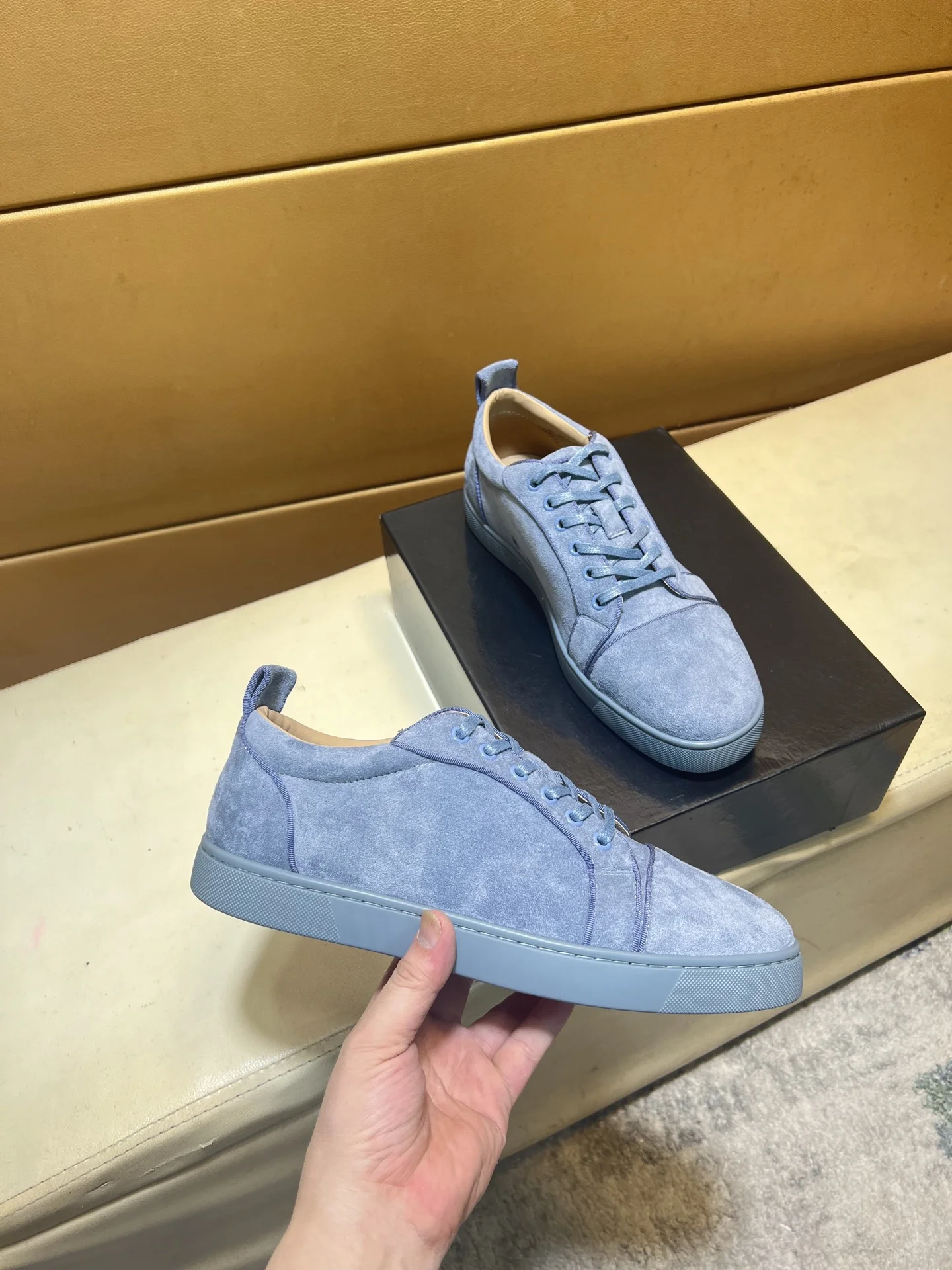 LOUBOUTIN Sneakers Leather EU38-44 B10202608030450 - Image 2