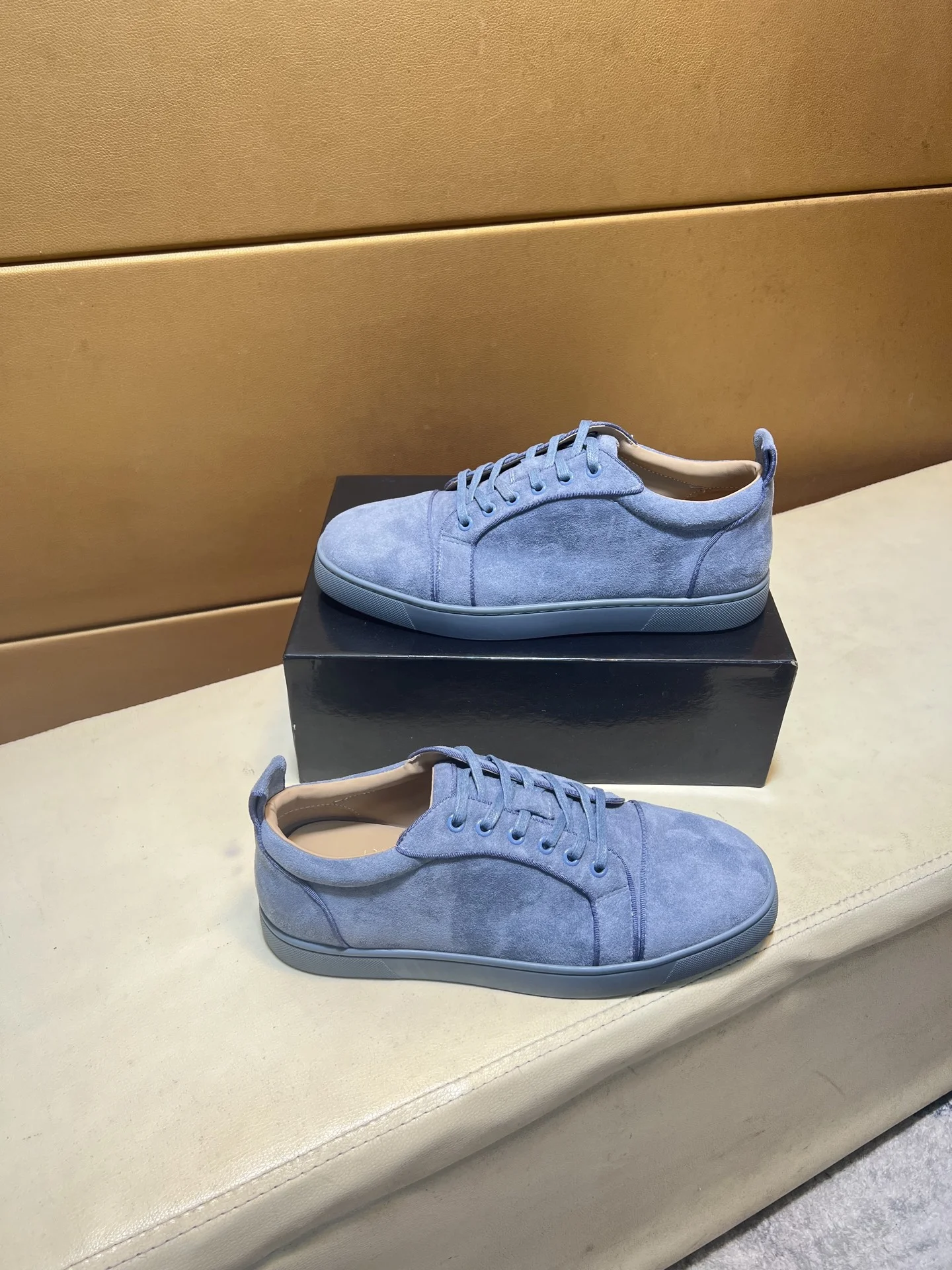 LOUBOUTIN Sneakers Leather EU38-44 B10202608030450 - Image 6