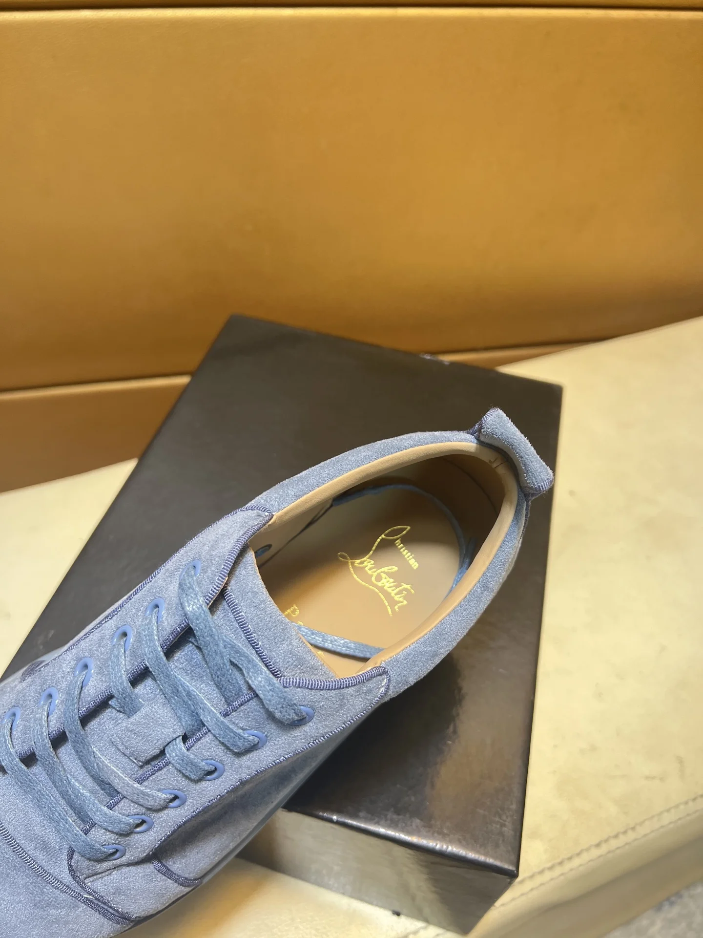 LOUBOUTIN Sneakers Leather EU38-44 B10202608030450 - Image 7