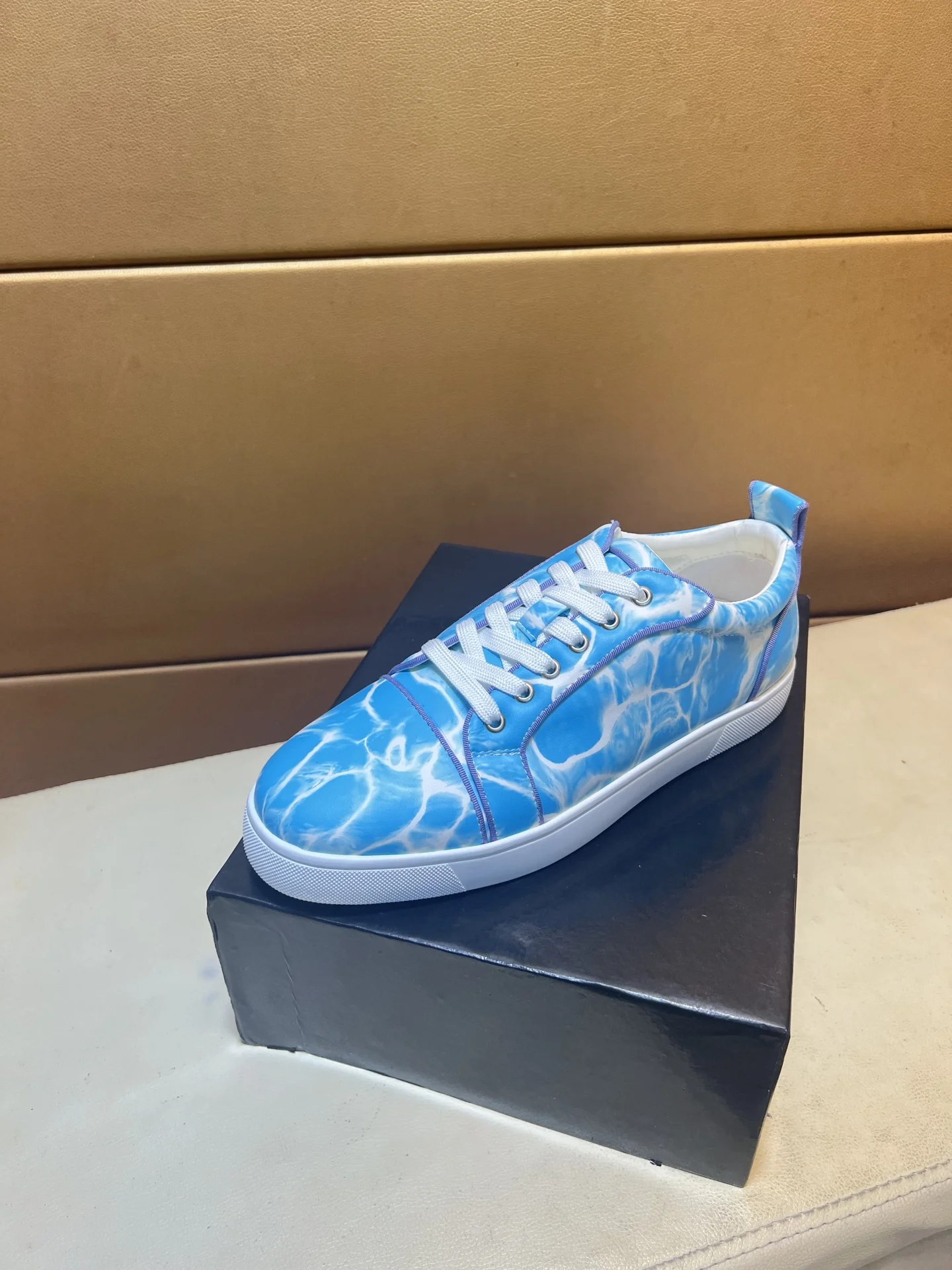 LOUBOUTIN Sneakers Leather EU38-44 B10202608030451 - Image 3
