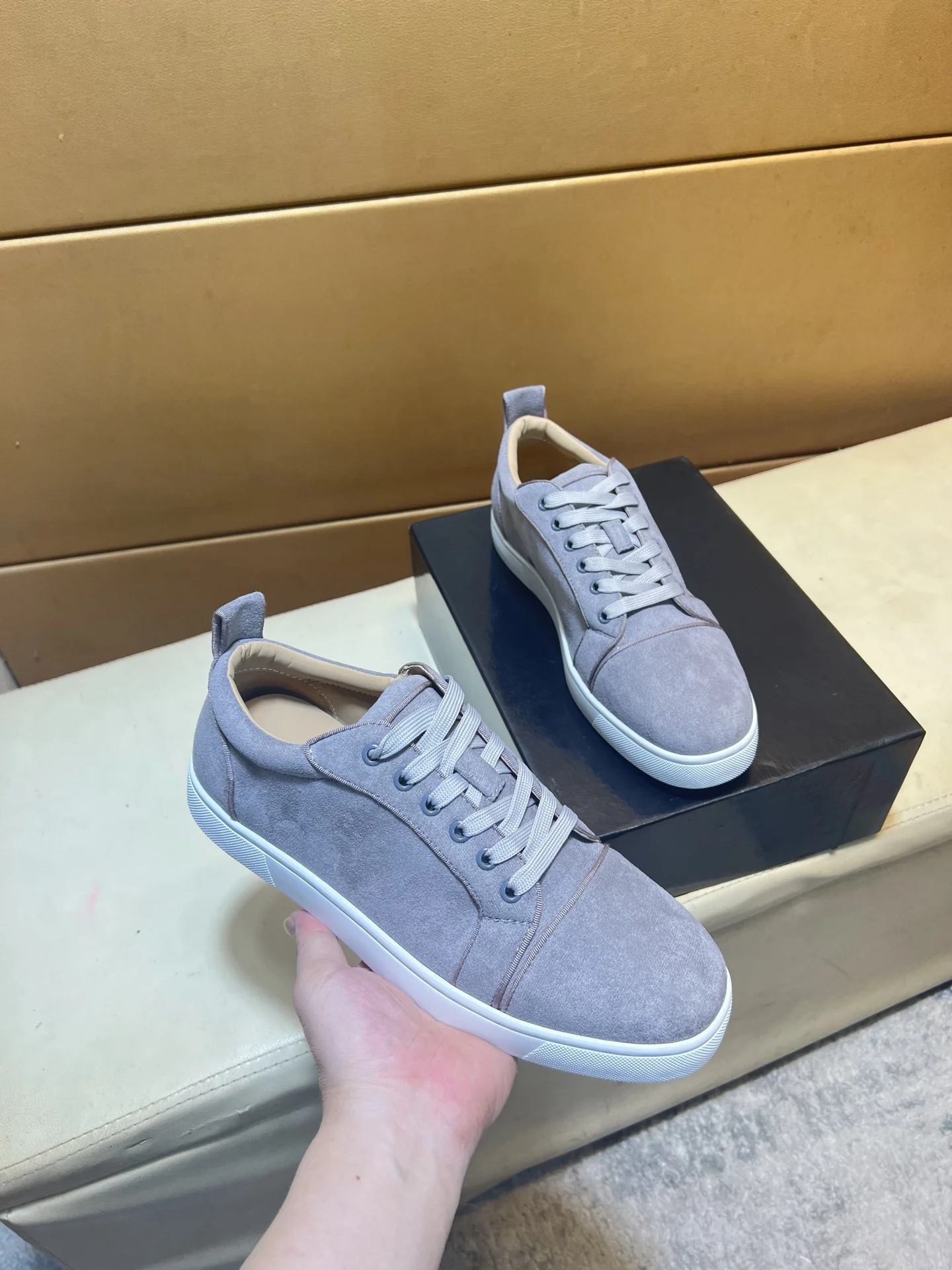LOUBOUTIN Sneakers Leather EU38-44 B10202608030452