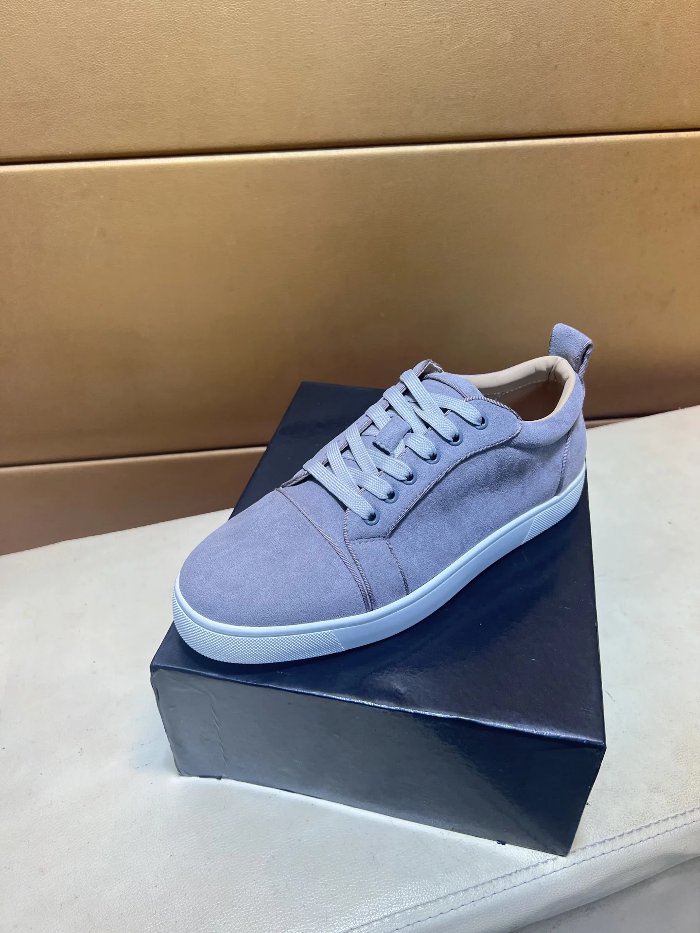 LOUBOUTIN Sneakers Leather EU38-44 B10202608030452 - Image 3