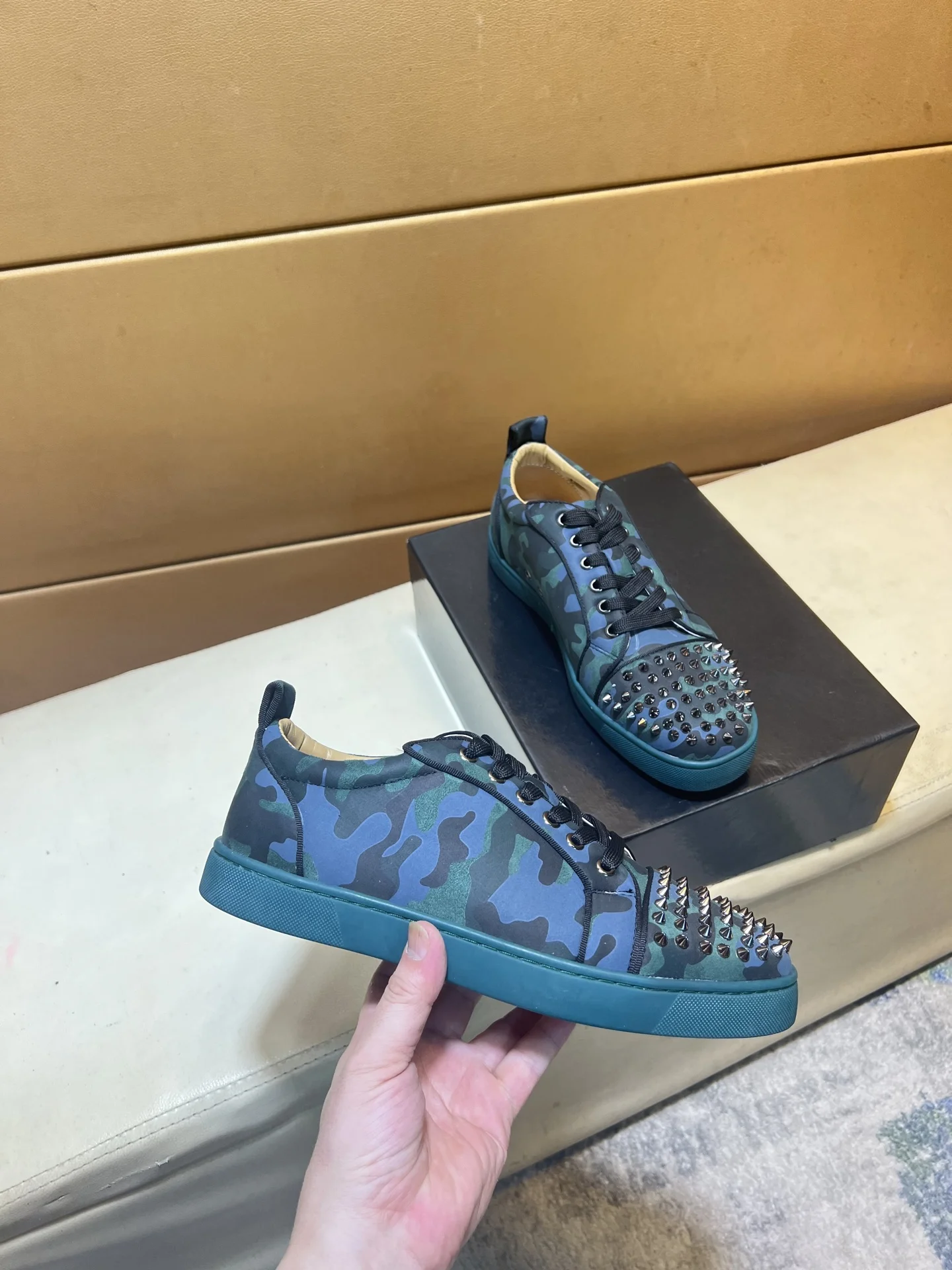 LOUBOUTIN Sneakers Leather EU38-44 B20202608030445 - Image 2