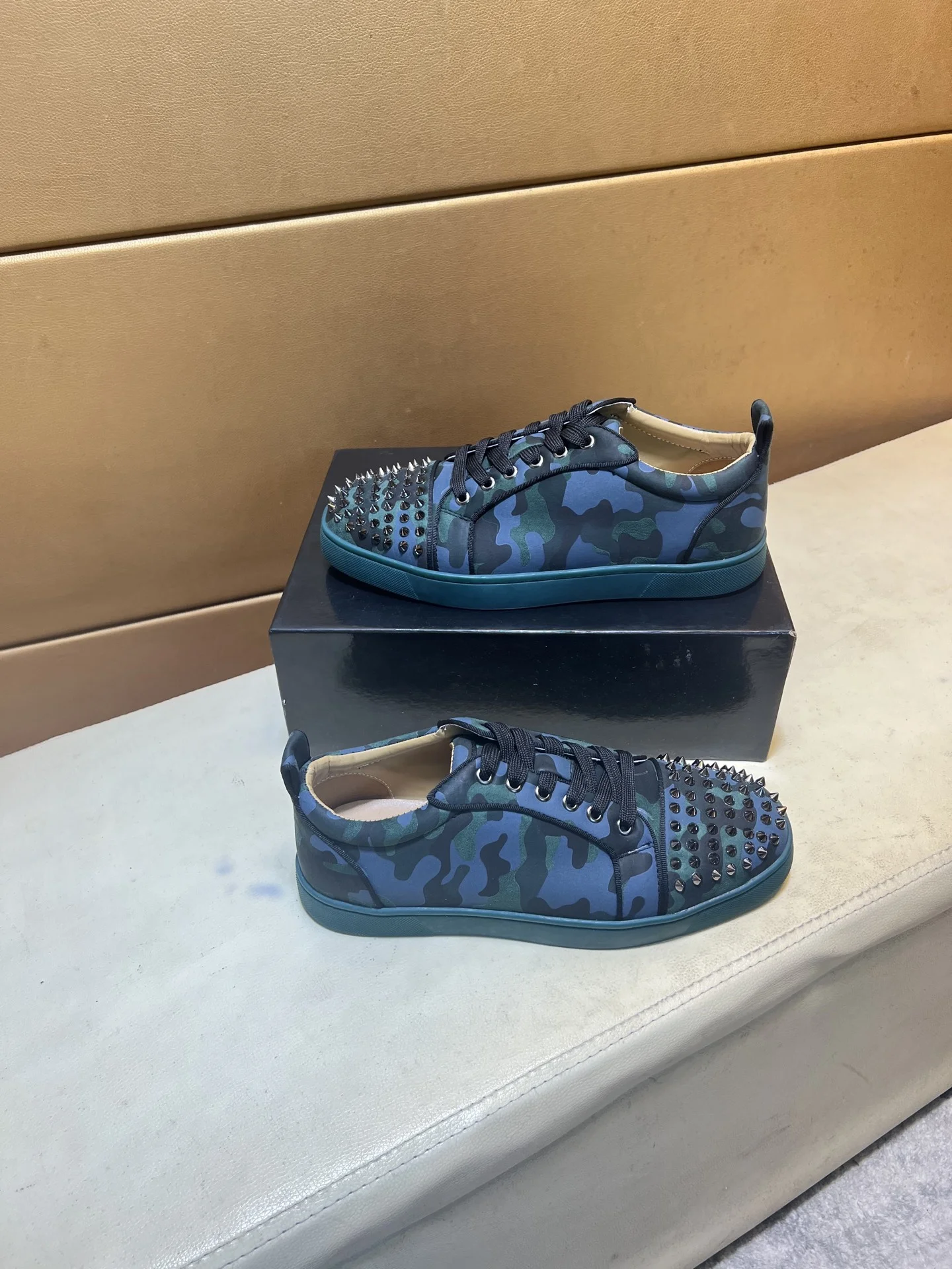 LOUBOUTIN Sneakers Leather EU38-44 B20202608030445 - Image 5