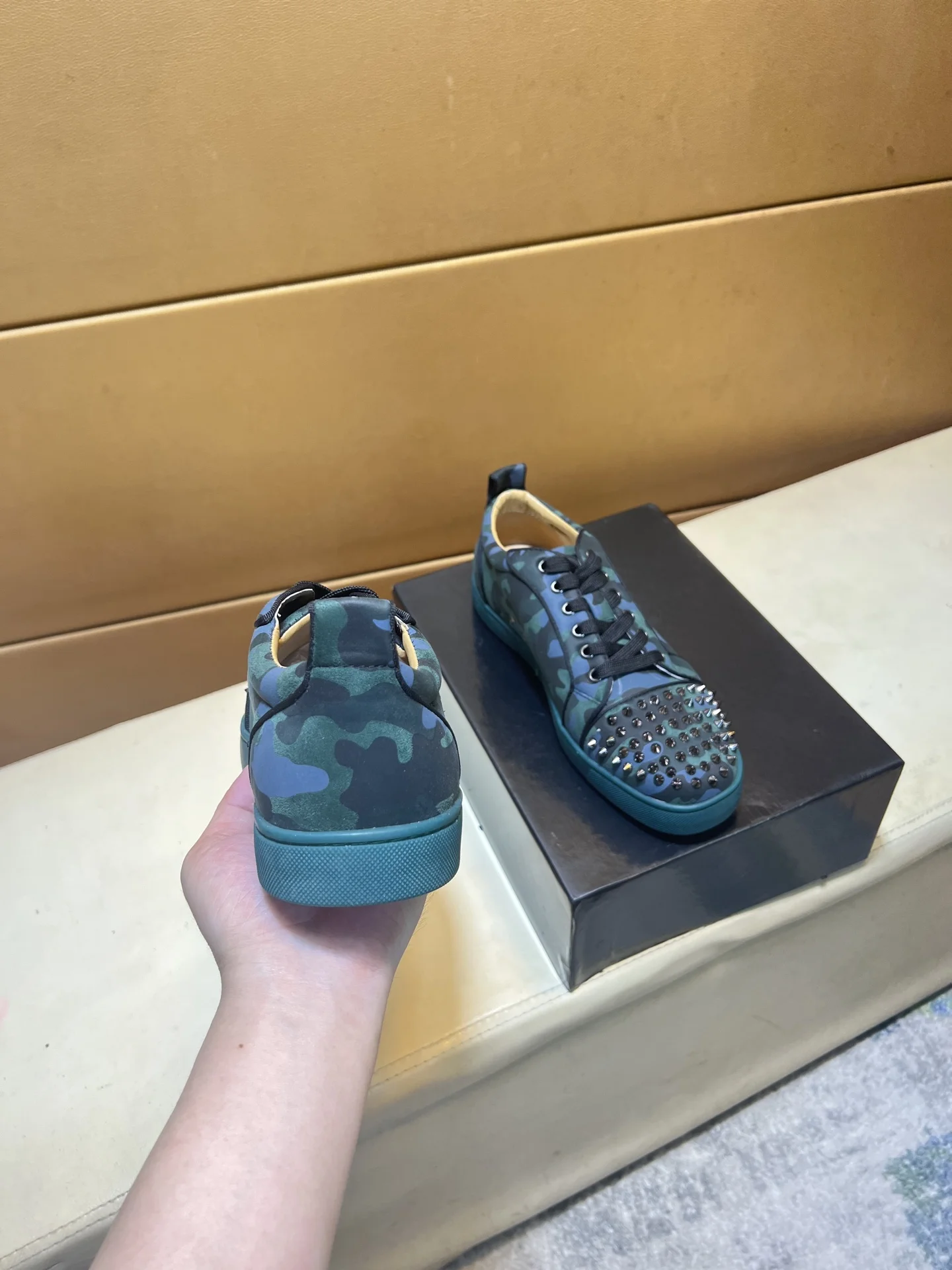 LOUBOUTIN Sneakers Leather EU38-44 B20202608030445 - Image 7