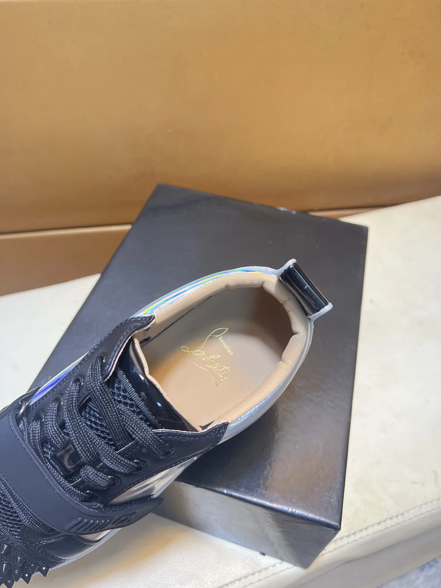 LOUBOUTIN Sneakers Leather EU38-44 B20202608030448 - Image 3