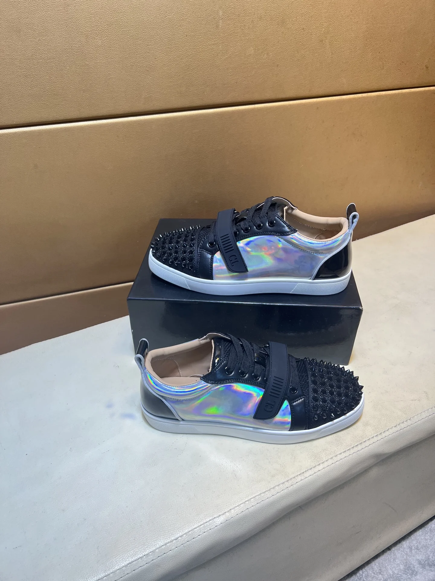 LOUBOUTIN Sneakers Leather EU38-44 B20202608030448 - Image 5