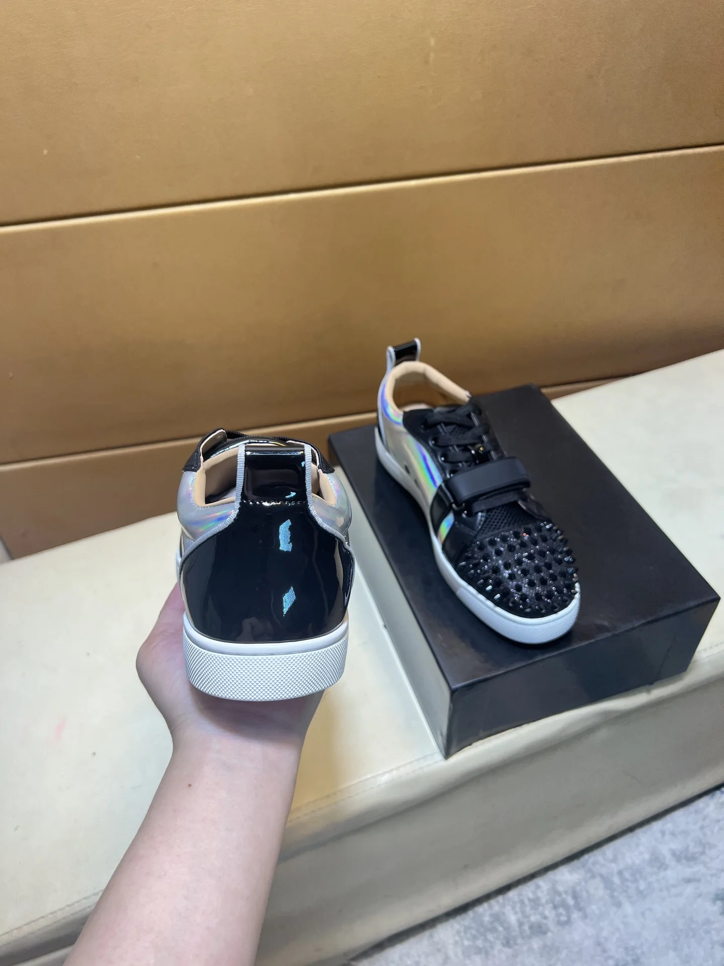 LOUBOUTIN Sneakers Leather EU38-44 B20202608030448 - Image 7