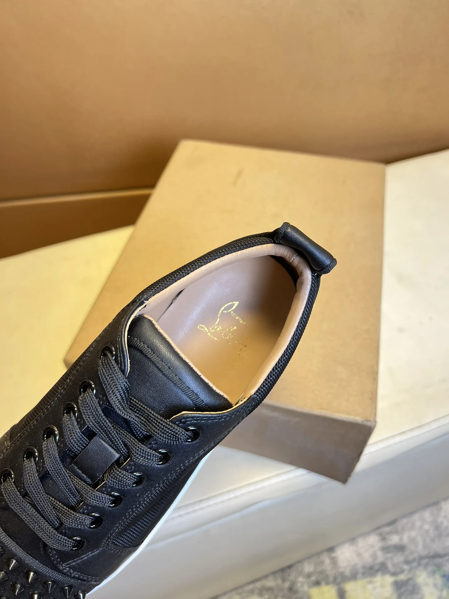 LOUBOUTIN Sneakers Leather EU38-44 B20202608030454 - Image 6