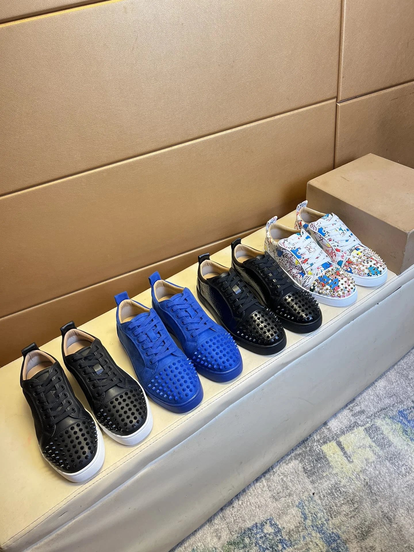 LOUBOUTIN Sneakers Leather EU38-44 B20202608030454 - Image 9