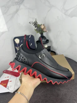 LOUBOUTIN Sneakers Leather Lycra EU35-48 C30202608030703