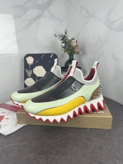 Alternative view of LOUBOUTIN Sneakers Leather Lycra EU35-48 C30202608030704