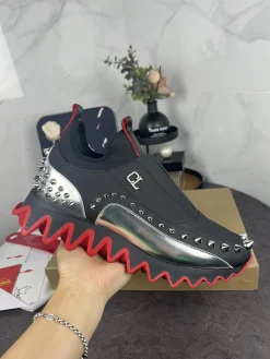LOUBOUTIN Sneakers Leather Lycra EU35-48 C30202608030705