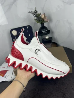 LOUBOUTIN Sneakers Leather Lycra EU35-48 C30202608030706