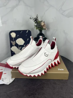 Alternative view of LOUBOUTIN Sneakers Leather Lycra EU35-48 C30202608030706
