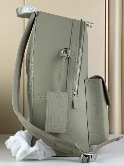 Alternative view of LV Backpacks Bags Calf Leather (Sage Green-Silver) 43X30X14CM H50202608071187