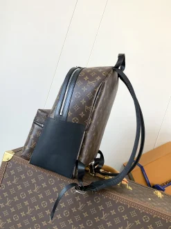 Alternative view of LV Backpacks Bags Coated Canvas (Brown-Black) 29X38X20CM E50202608071645