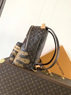 Alternative view of LV Backpacks Bags Coated Canvas (Brown-Terracotta) 38X20X29 CM H00202608072074