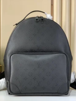 LV Backpacks Bags Coated Canvas (Dark Grey) 30x39x19 CM F20202608071165