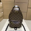 LV Backpacks Bags Leather (Brown-Black) One Size E00202608072751
