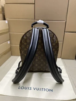 Alternative view of LV Backpacks Bags Leather (Brown-Black) One Size E20202608072752