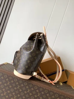Alternative view of LV Backpacks Bags Monogram Canvas (Brown-Beige) 35X38X21CM F00202608070146