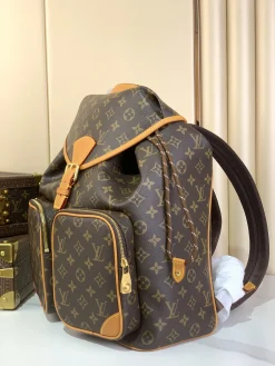 Alternative view of LV Backpacks Bags Monogram Canvas (Brown-Tan) 34X40X17CM F80202608071172