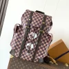 LV Backpacks Bags Monogram Canvas (Brown-White) 41X47X13CM F80202608072069