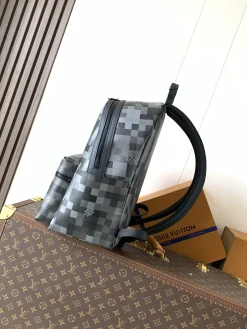 Alternative view of LV Backpacks Bags Monogram Eclipse Canvas (Black-Grey) 29X38X20CM F20202608070736