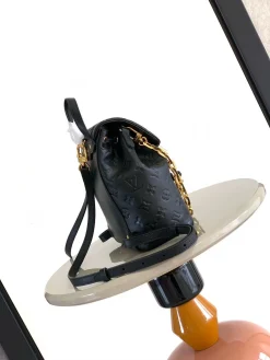 Alternative view of LV Backpacks Bags Monogram Leather (Black-Gold) 26X10X21CM H50202608071807