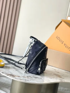 Alternative view of LV Backpacks Bags Nylon (Navy-Black) 17X22X10CM A030202608071573
