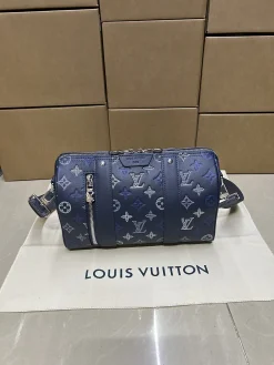 LV Bags Calf Leather (Blue-Silver) One Size F00202608070746