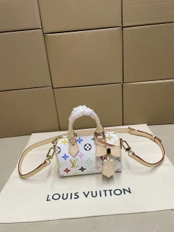 LV Bags Leather (White-Beige) D80202608070740