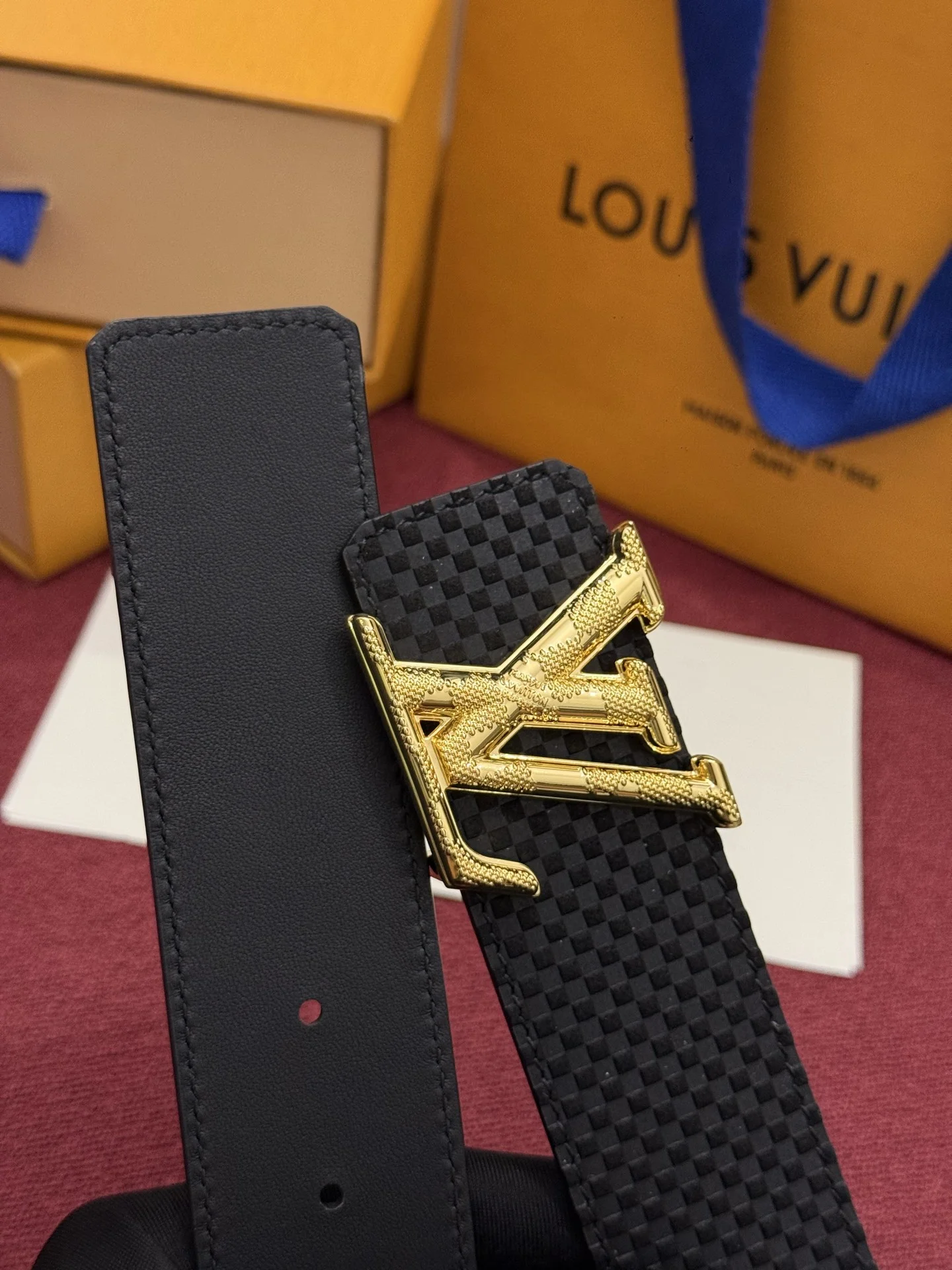 LV Belts Canvas Leather A60202608050342 - Image 2