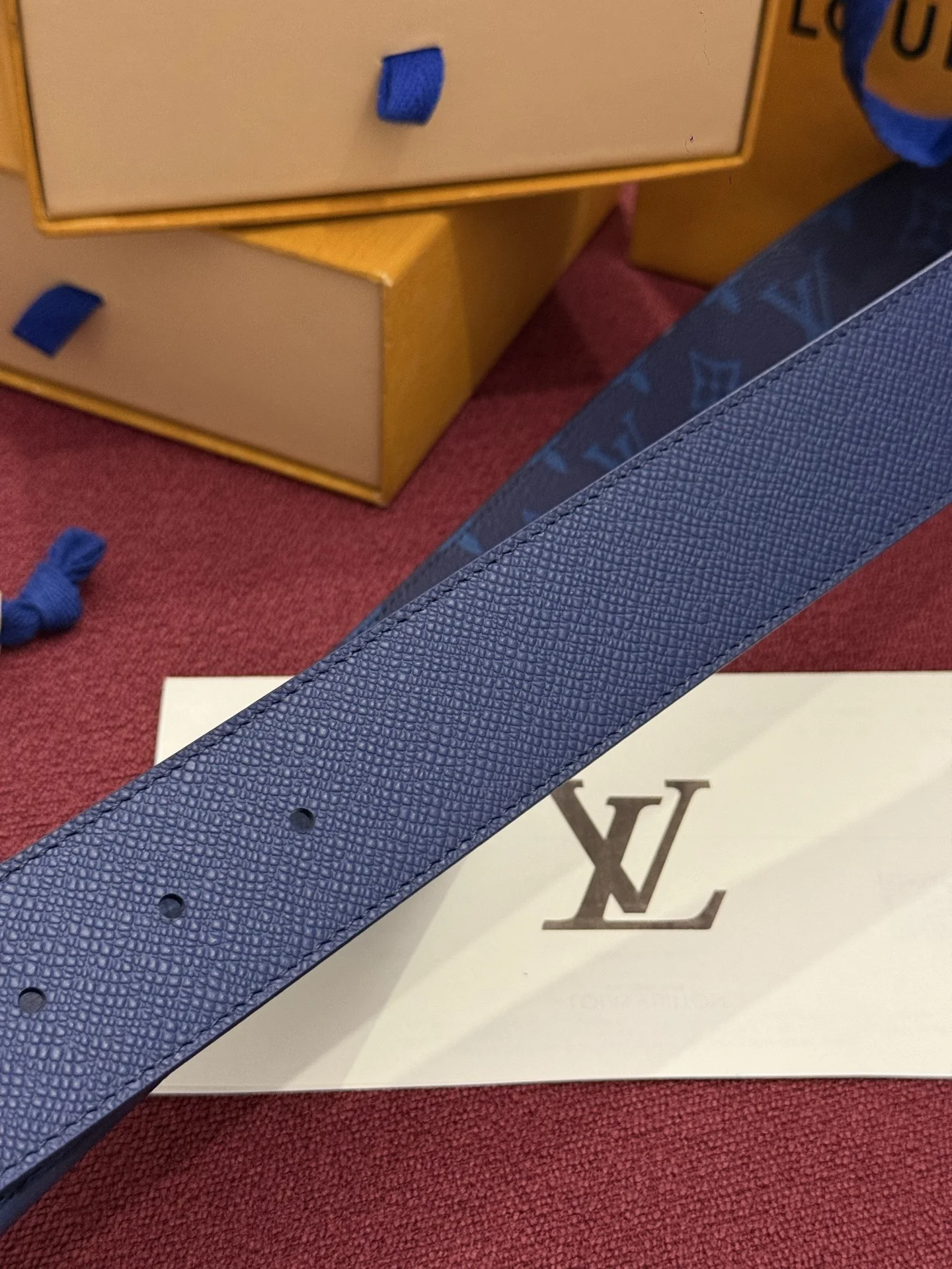 LV Belts Leather & Canvas A60202608050335 - Image 4