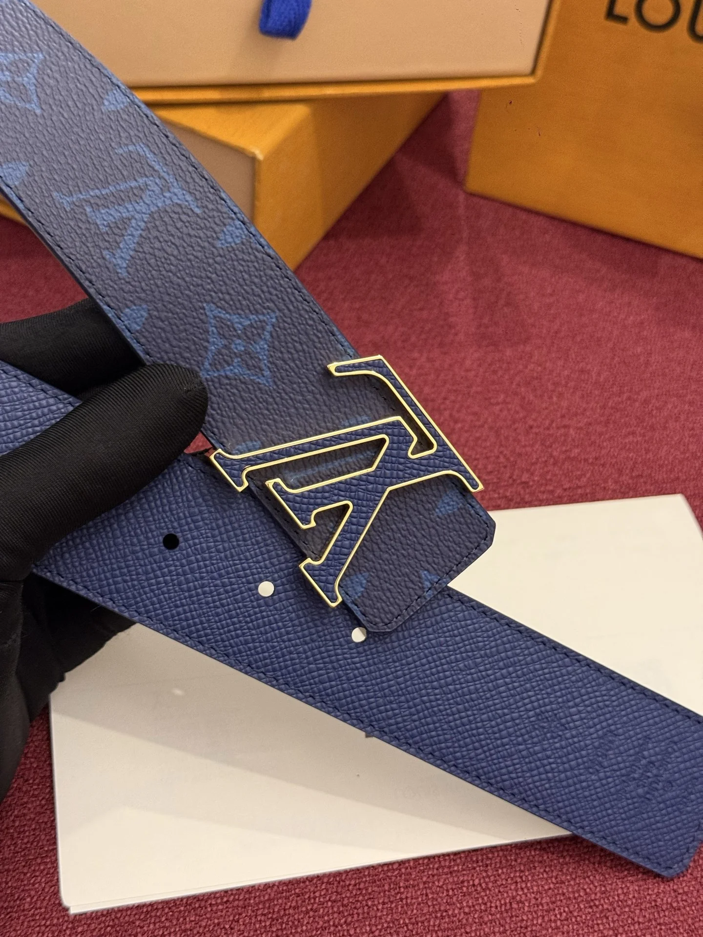 LV Belts Leather & Canvas A60202608050335 - Image 5