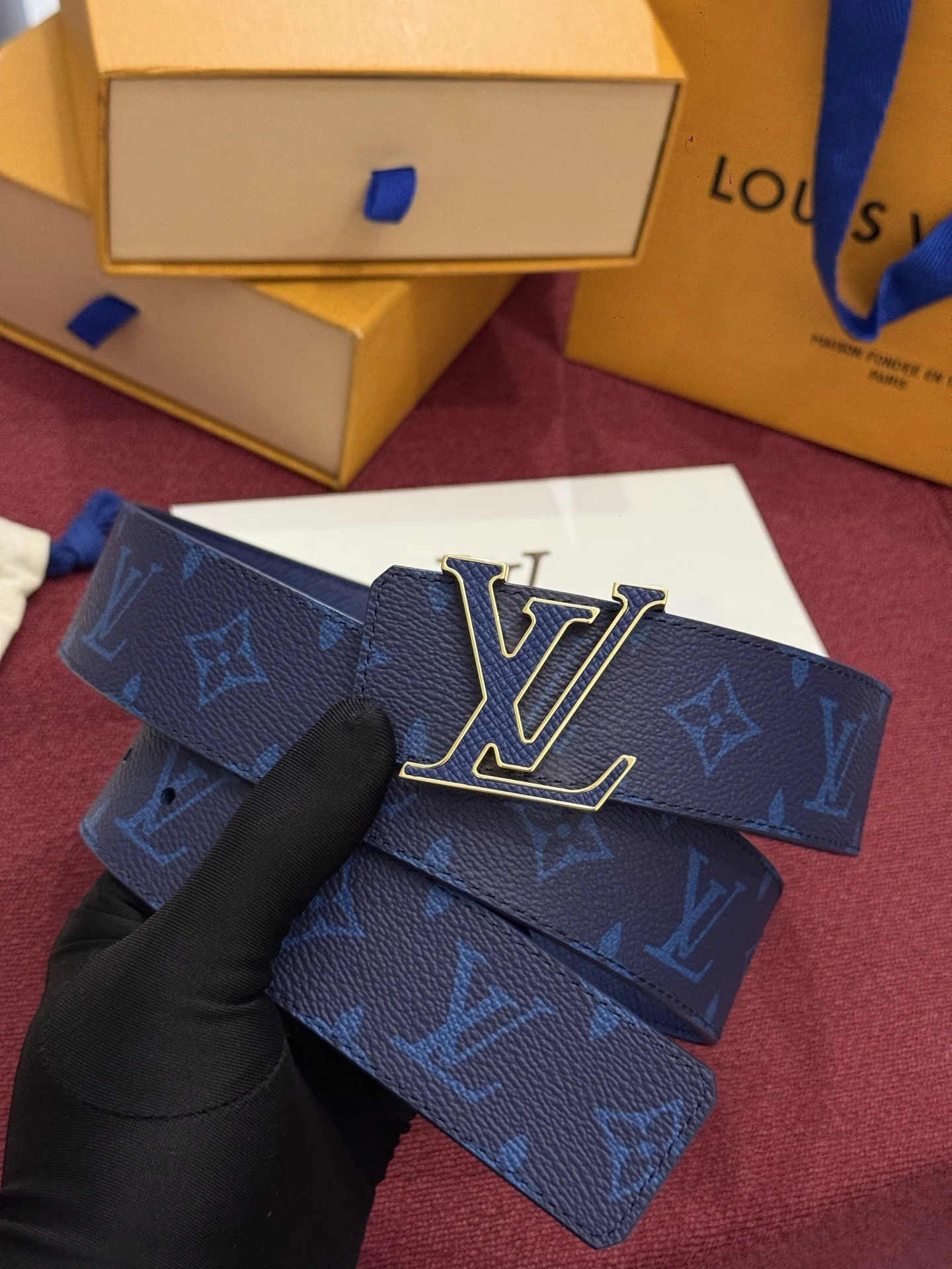 LV Belts Leather & Canvas A60202608050335 - Image 6