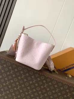 LV Bucket Bags Empreinte Leather (Pink-Gold) 18X12X16CM E80202608070044