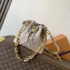 LV Bucket Bags Lambskin Leather (Grey-Gold) 20X10X20CM E80202608071676