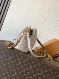 Alternative view of LV Bucket Bags Lambskin Leather (Grey-Gold) 20X10X20CM E80202608071676