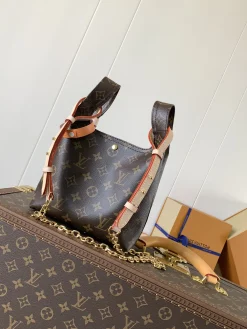 Alternative view of LV Bucket Bags Monogram Canvas (Brown-Pink) 17X17X7CM D20202608070132