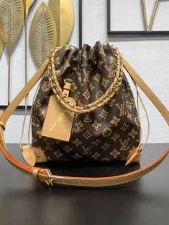 LV Bucket Bags Monogram Canvas (Brown-Tan) 27X8X23CM F20202608072013