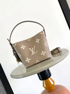 LV Bucket Bags Monogram Canvas (Taupe-Cream) 16X18X12CM G00202608071004